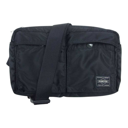 PORTER ポーター タンカーウエストバッグ ブラック ブラック系【中古】