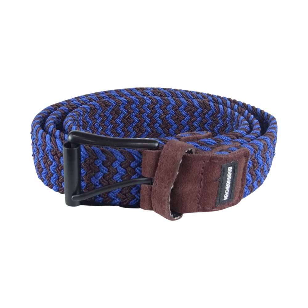 NEIGHBORHOOD ネイバーフッド 211MYNH-AC01 BRAID P-BELT ブラインド ベルト ブラウン系 ブルー系 F【中古】