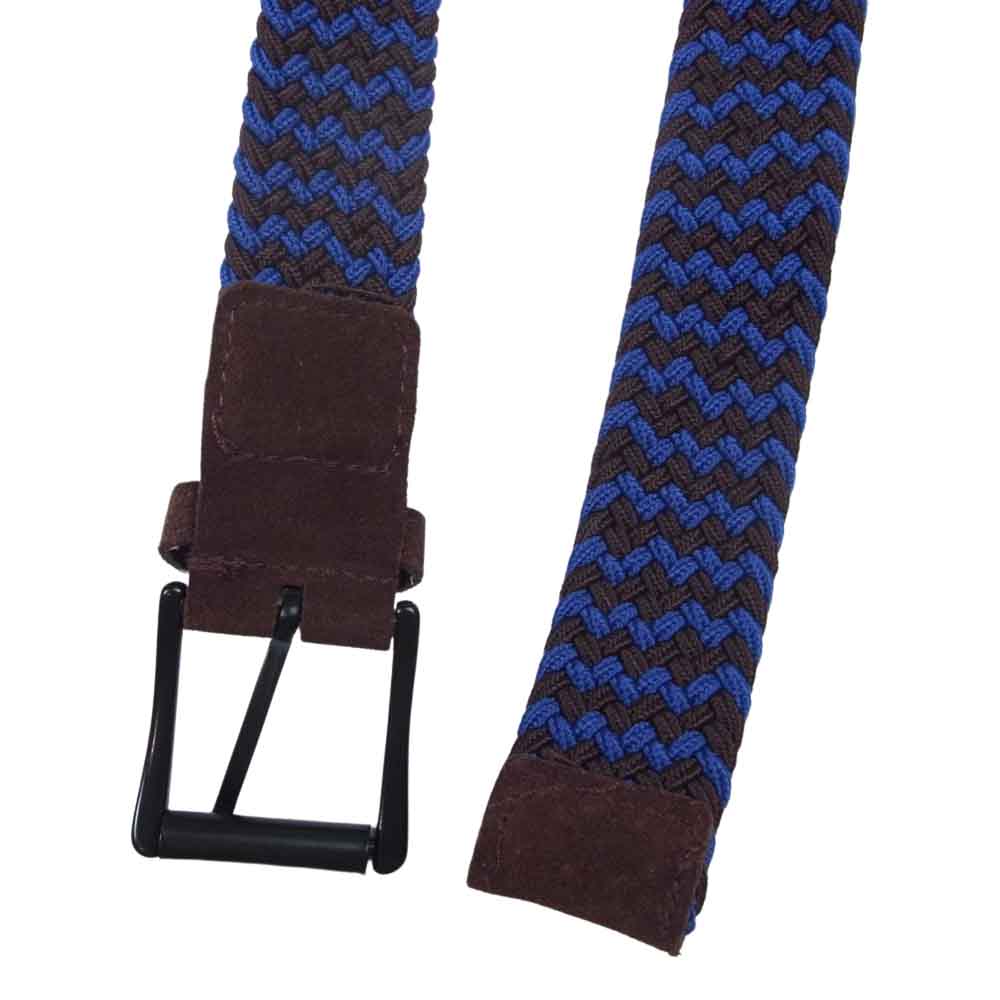 NEIGHBORHOOD ネイバーフッド 211MYNH-AC01 BRAID P-BELT ブラインド ベルト ブラウン系 ブルー系 F【中古】