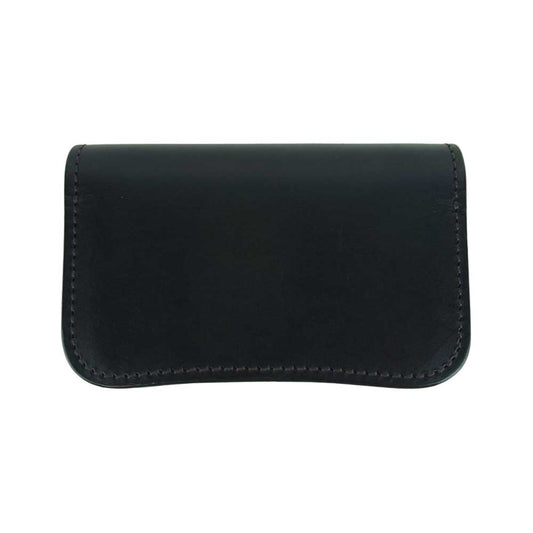 LAST CROPS ラストクロップス サドルプルアップ ミニ ウォレット 財布 レザー ブラック系【美品】【中古】