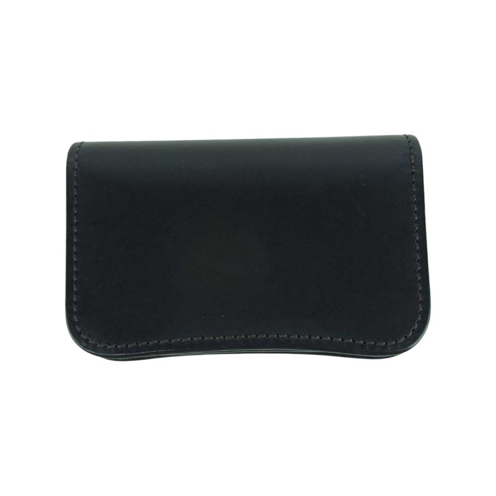 LAST CROPS ラストクロップス サドルプルアップ ミニ ウォレット 財布 レザー ブラック系【美品】【中古】