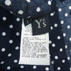 Yohji Yamamoto ヨウジヤマモト YT-B20-811 Y's ワイズ ドット ショートスリーブ クロップド オーバーサイズ 半袖 シャツ ネイビー系 1【中古】