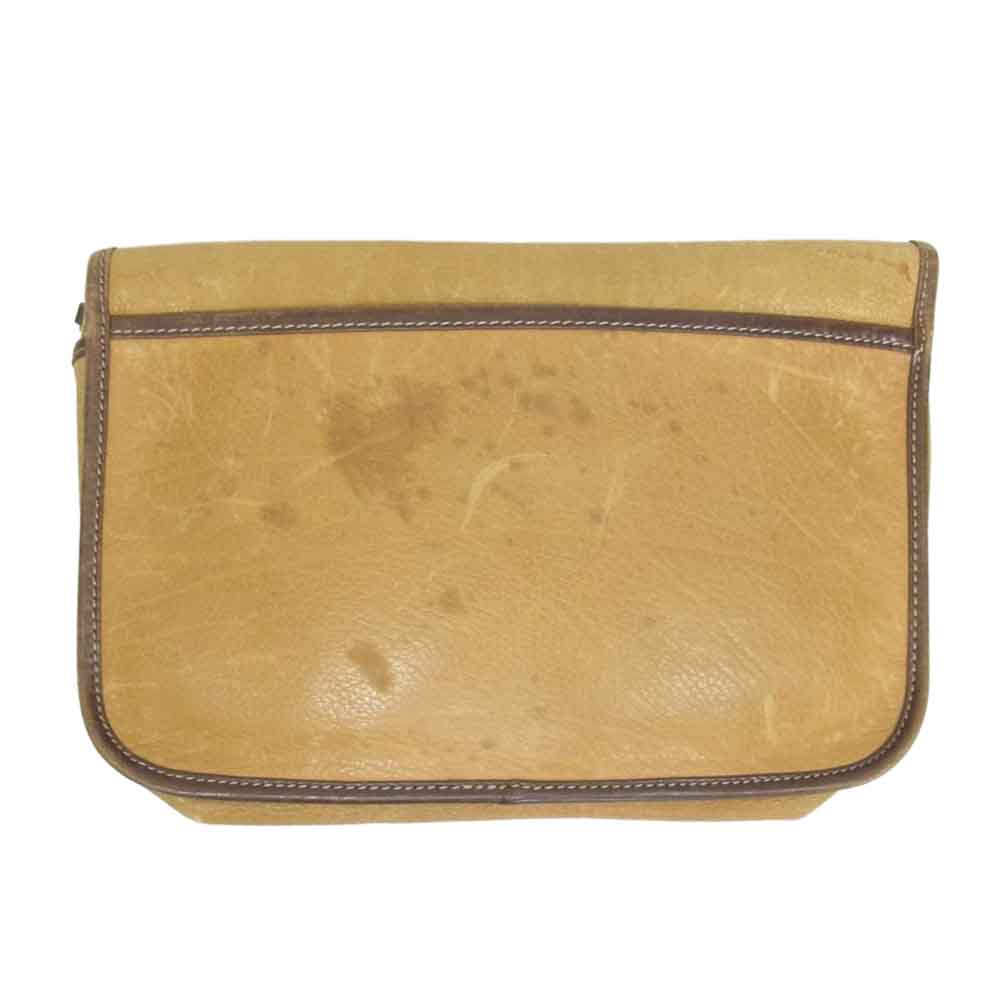 LOEWE ロエベ レザー クラッチ セカンド バック ブラウン系【中古】