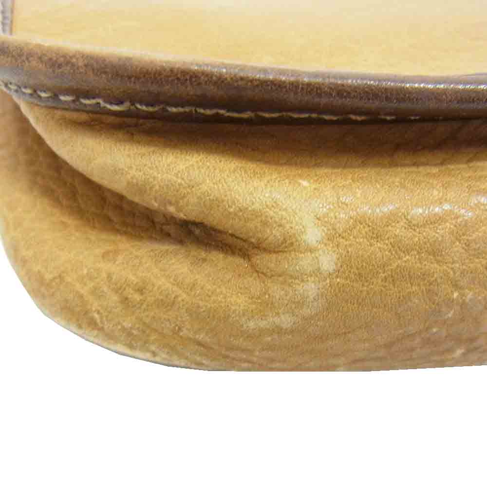 LOEWE ロエベ レザー クラッチ セカンド バック ブラウン系【中古】