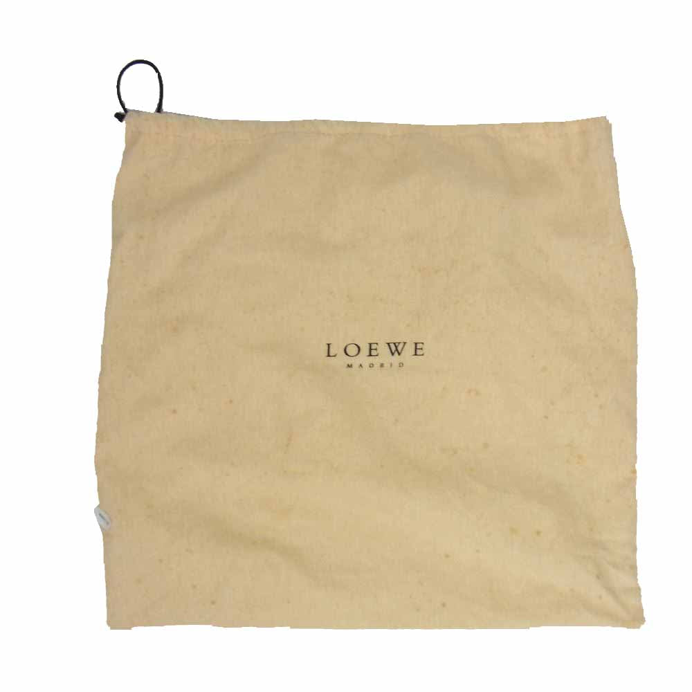LOEWE ロエベ レザー クラッチ セカンド バック ブラウン系【中古】