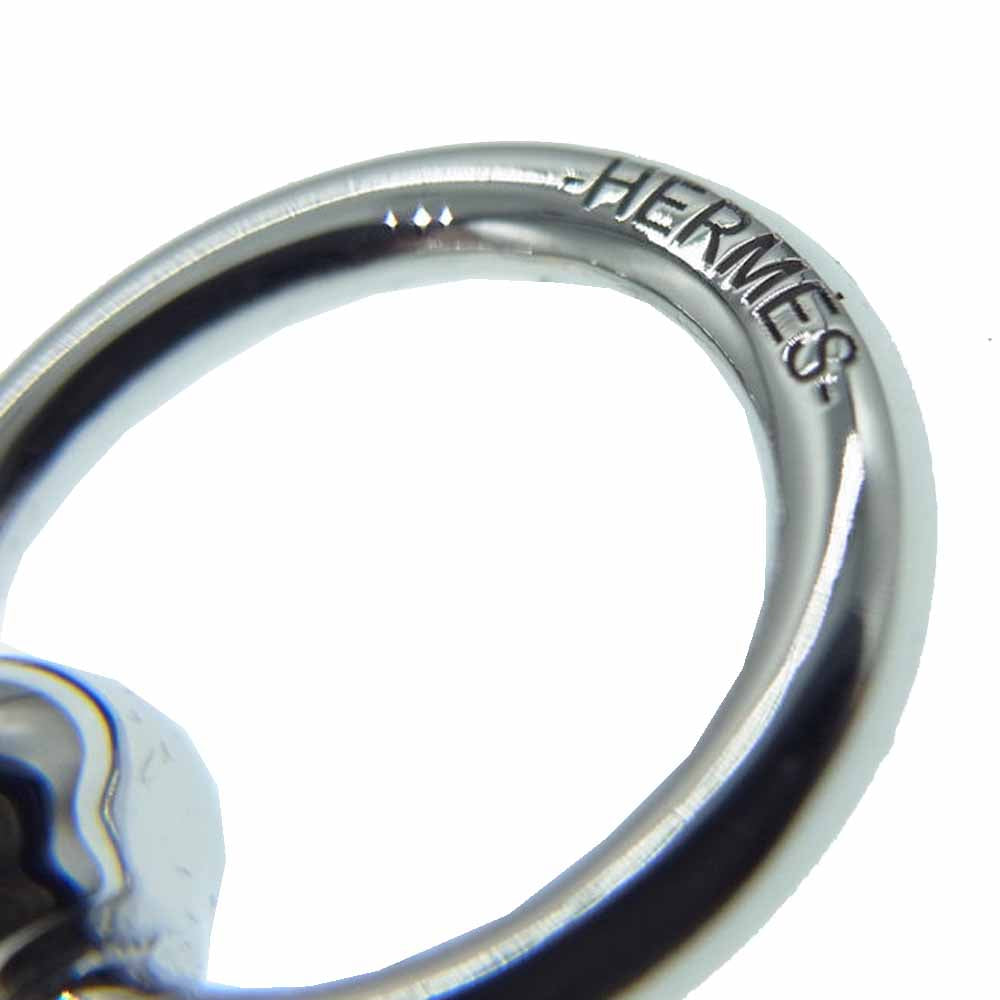 HERMES エルメス Charm Mors a Jouet ツイリー スカーフ リング シルバー系 ゴールド系【極上美品】【中古】