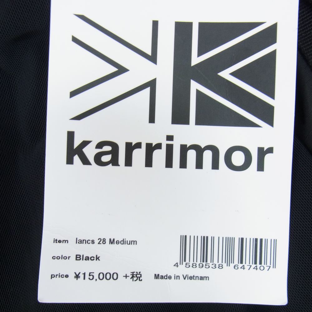 Karrimor カリマー lancs 28 Medium 501006 Black ブラック系【極上美品】【中古】
