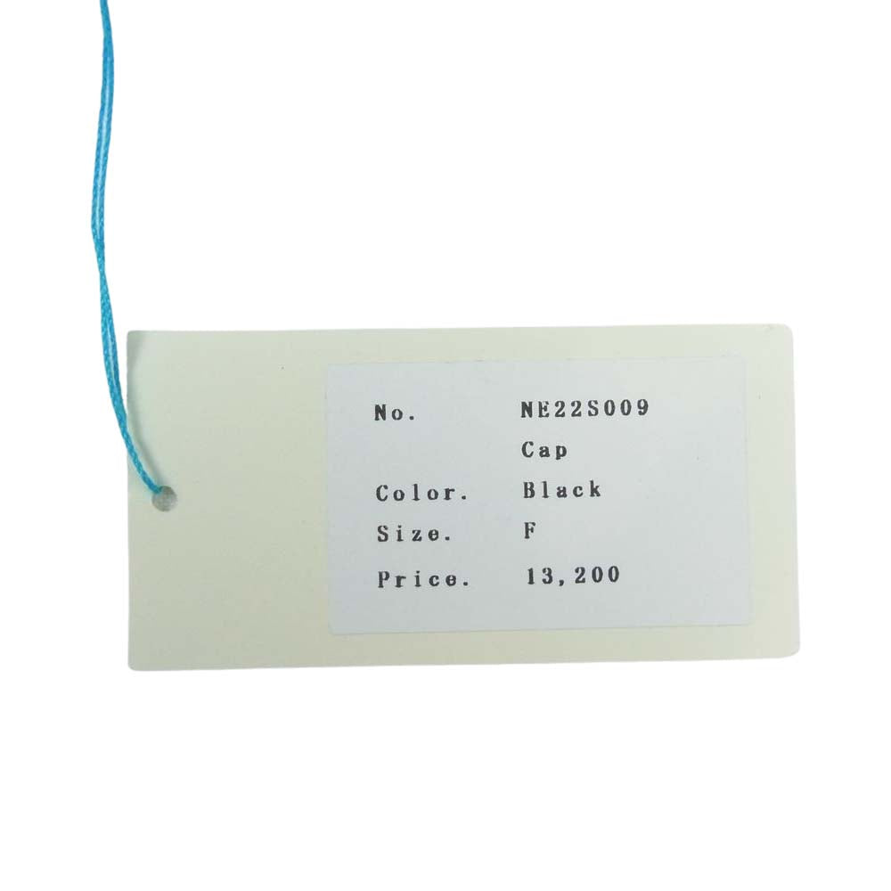ニューアイ 22SS NE22S009 リネン キャップ ブラック系 F【美品】【中古】