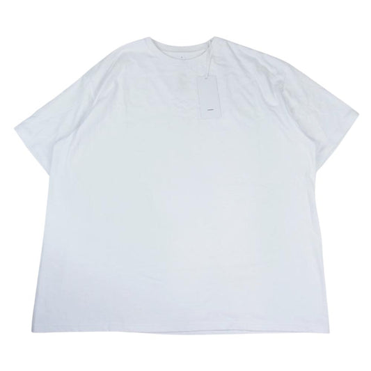 GRAPHPAPER グラフペーパー 23SS GU232-70045B S/S Oversized Tee オーバーサイズ 半袖 Tシャツ ホワイト ホワイト系 F【極上美品】【中古】