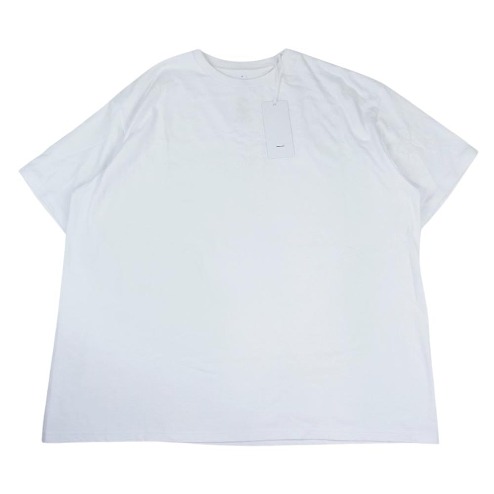 GRAPHPAPER グラフペーパー 23SS GU232-70045B S/S Oversized Tee オーバーサイズ 半袖 Tシャツ ホワイト  ホワイト系 F【極上美品】【中古】