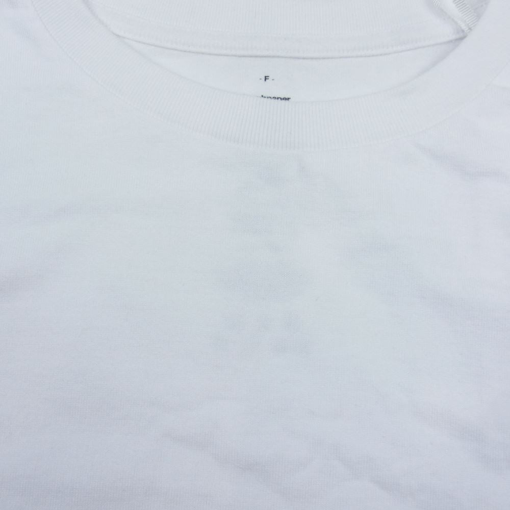 GRAPHPAPER グラフペーパー 23SS GU232-70045B S/S Oversized Tee オーバーサイズ 半袖 Tシャツ ホワイト ホワイト系 F【極上美品】【中古】