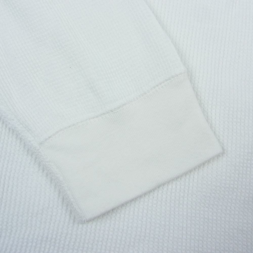 GRAPHPAPER グラフペーパー 23SS GU231-70317B Waffle L/S Crew Neck Tee ワッフル クルーネック 長袖 Tシャツ ホワイト系 2【美品】【中古】