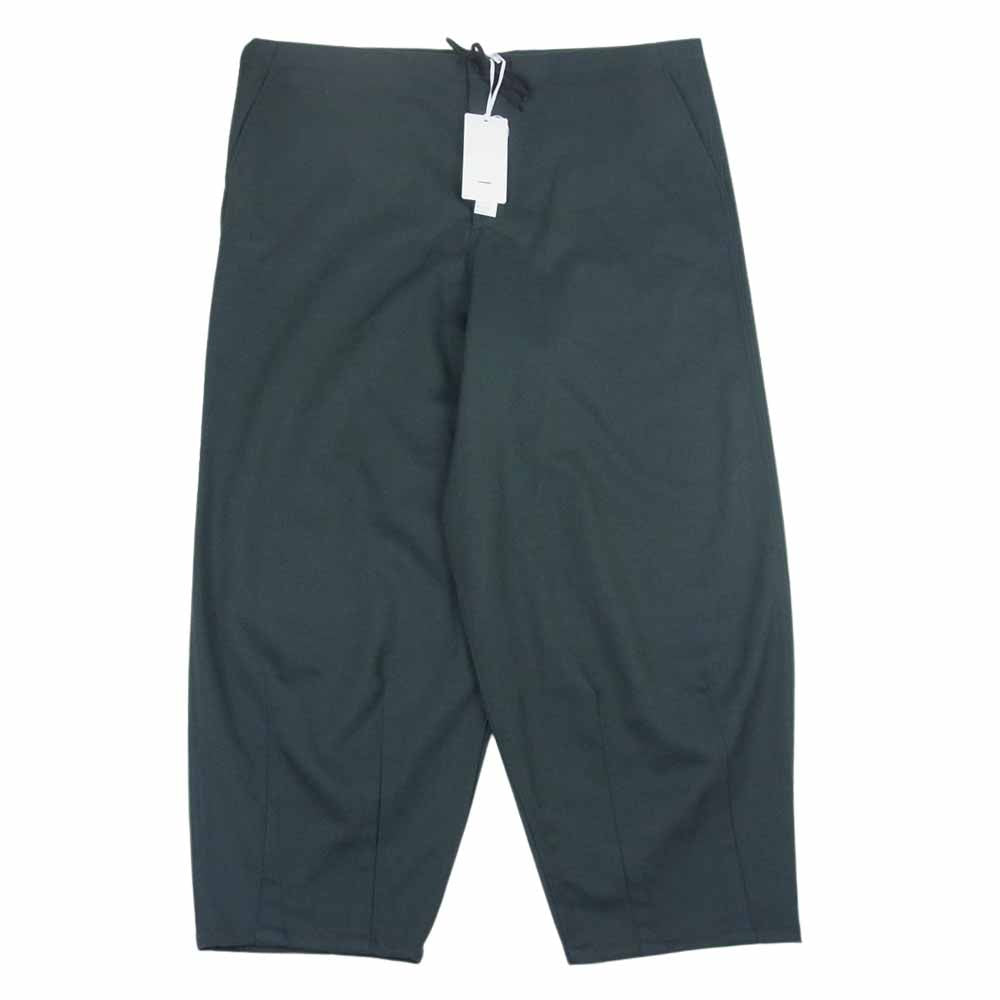 GRAPHPAPER グラフペーパー 22AW GM224-40096 37.5 TECHNOLOGY Parachute Pants パラシュート ロング パンツ ダークグリーン系 F【美品】【中古】