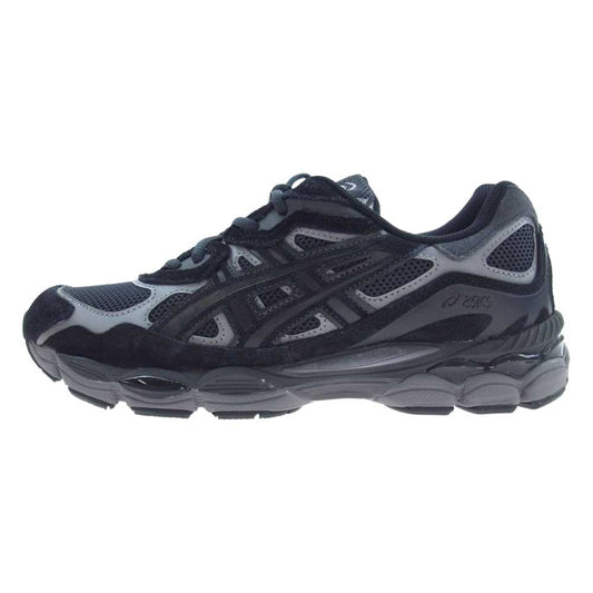 asics アシックス 1201A789-020 GEL-NYC GRAPHITE GREY BLACK グラファイト グレー ブラック ランニング スニーカー ブラック系 グレー系 26.5cm【新古品】【未使用】【中古】