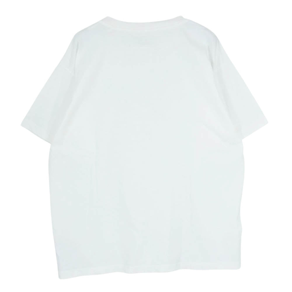 MAISON MARGIELA メゾンマルジェラ 23SS S52GC0267 MM6 エムエムシックス ロゴ Tシャツ ホワイト系 S【美品】【中古】