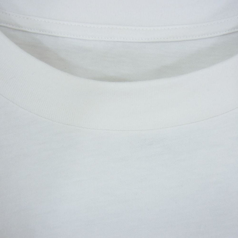 MAISON MARGIELA メゾンマルジェラ 23SS S52GC0267 MM6 エムエムシックス ロゴ Tシャツ ホワイト系 S【美品】【中古】
