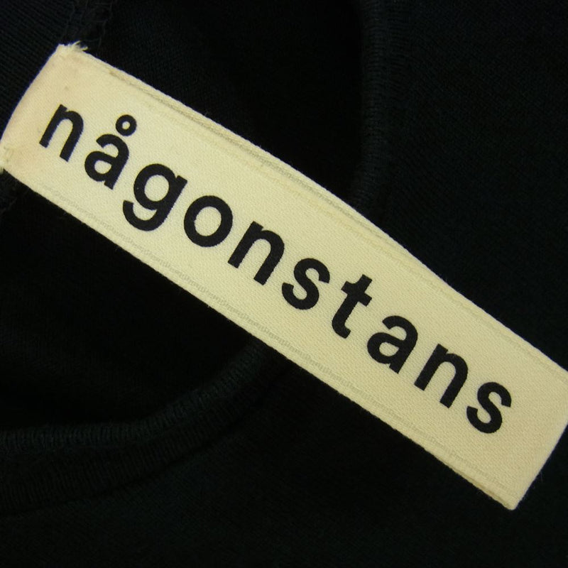 ナゴンスタンス 470ES483-1710 CO Thick Jersey 立体ドレープ ドレス ワンピース ブラック系 38【中古】