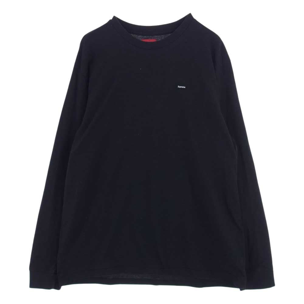 Supreme シュプリーム Small Box logo スモール ボックス ロゴ ロングスリーブ Tシャツ カットソー 長袖 ブラック ブラック系 L【中古】