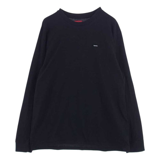 Supreme シュプリーム Small Box logo スモール ボックス ロゴ ロングスリーブ Tシャツ カットソー 長袖 ブラック ブラック系 L【中古】