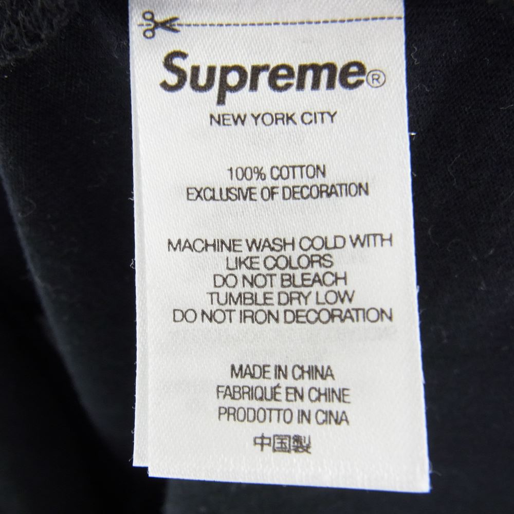 Supreme シュプリーム Small Box logo スモール ボックス ロゴ ロングスリーブ Tシャツ カットソー 長袖 ブラック ブラック系 L【中古】