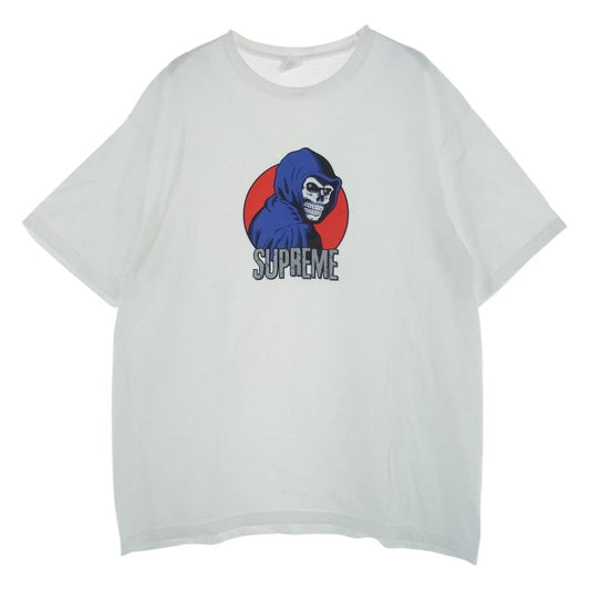 Supreme シュプリーム 23SS Reaper Tee リーパー スカル プリント ロゴ Tシャツ ホワイト ホワイト系 XL【中古】