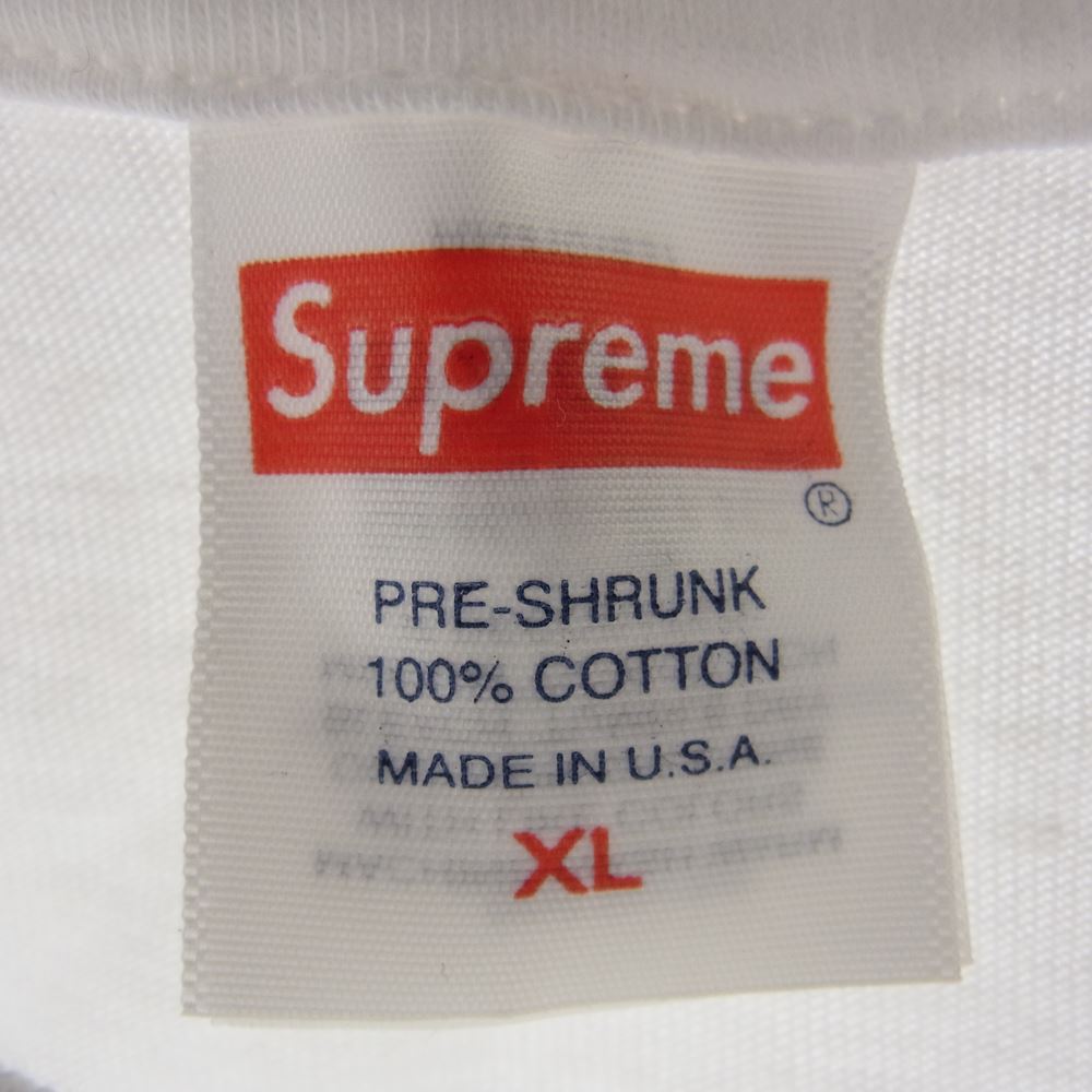 Supreme シュプリーム 23SS Reaper Tee リーパー スカル プリント ロゴ Tシャツ ホワイト ホワイト系 XL【中古】