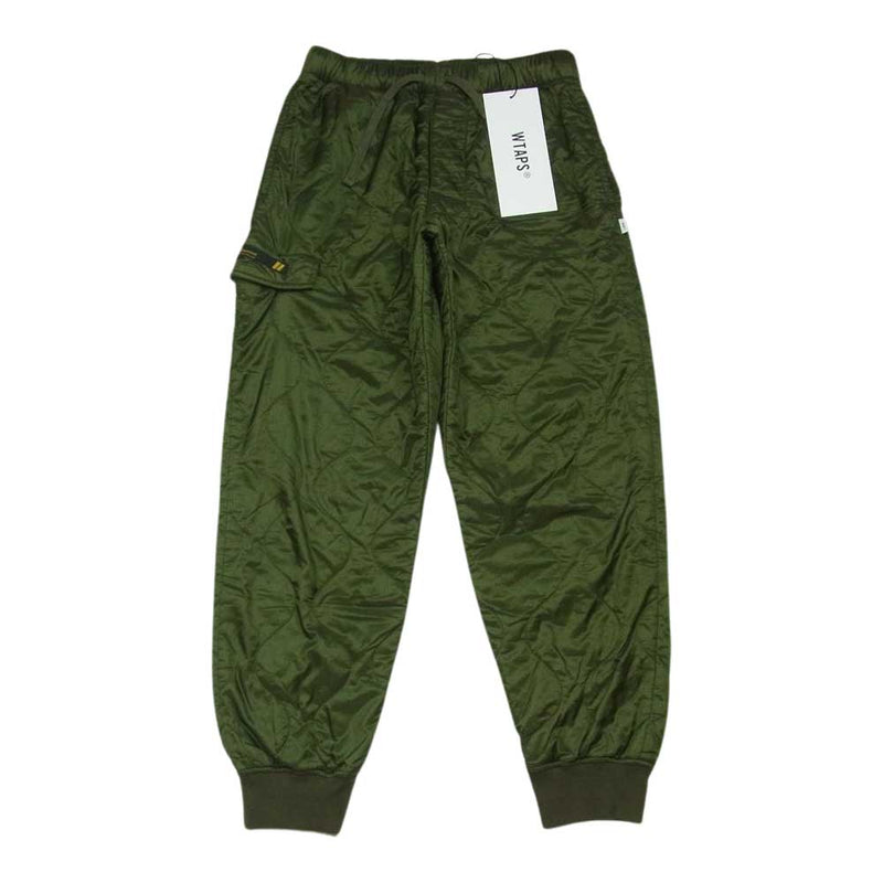 WTAPS ダブルタップス 19AW 192TQDT-PTM02 WLT TROUSERS ナイロン パンツ 日本製 オリーブ系 02【中古】