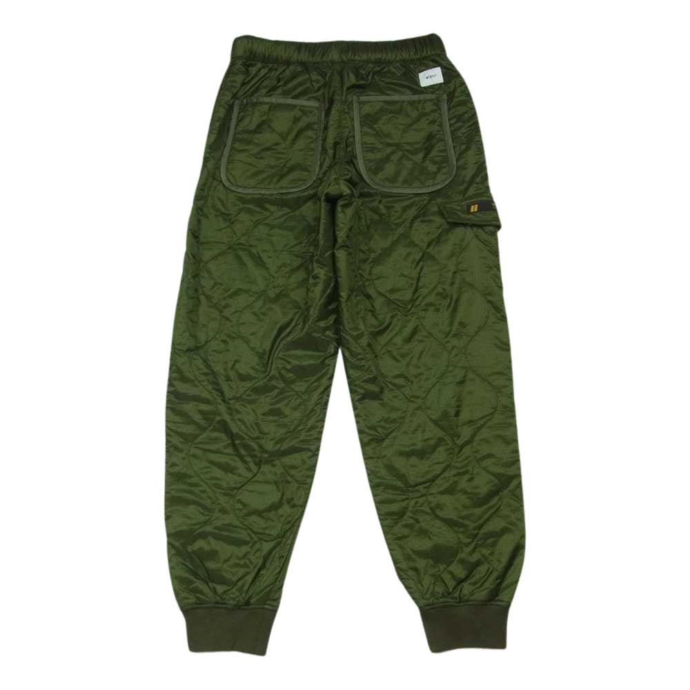 WTAPS ダブルタップス 19AW 192TQDT-PTM02 WLT TROUSERS ナイロン パンツ 日本製 オリーブ系 02【中古】