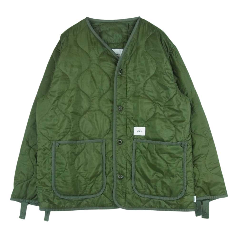 WTAPS ダブルタップス 19AW 192BRDT-JKM05 WLJ JACKET ライナー キルティング ジャケット オリーブ系 01【中古】