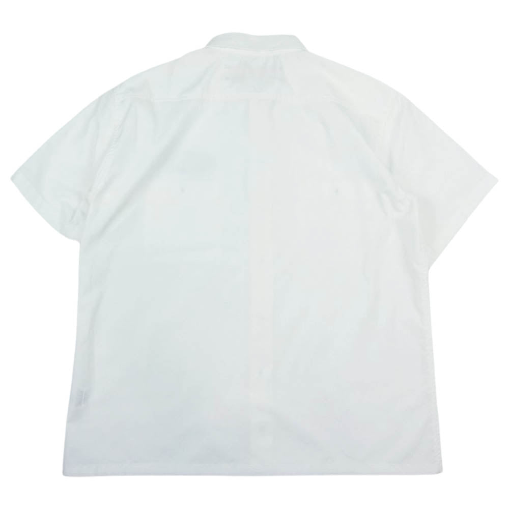TENDERLOIN テンダーロイン T-WORK SHT ワッペン ワーク シャツ ロゴ 半袖 ホワイト系 S【中古】