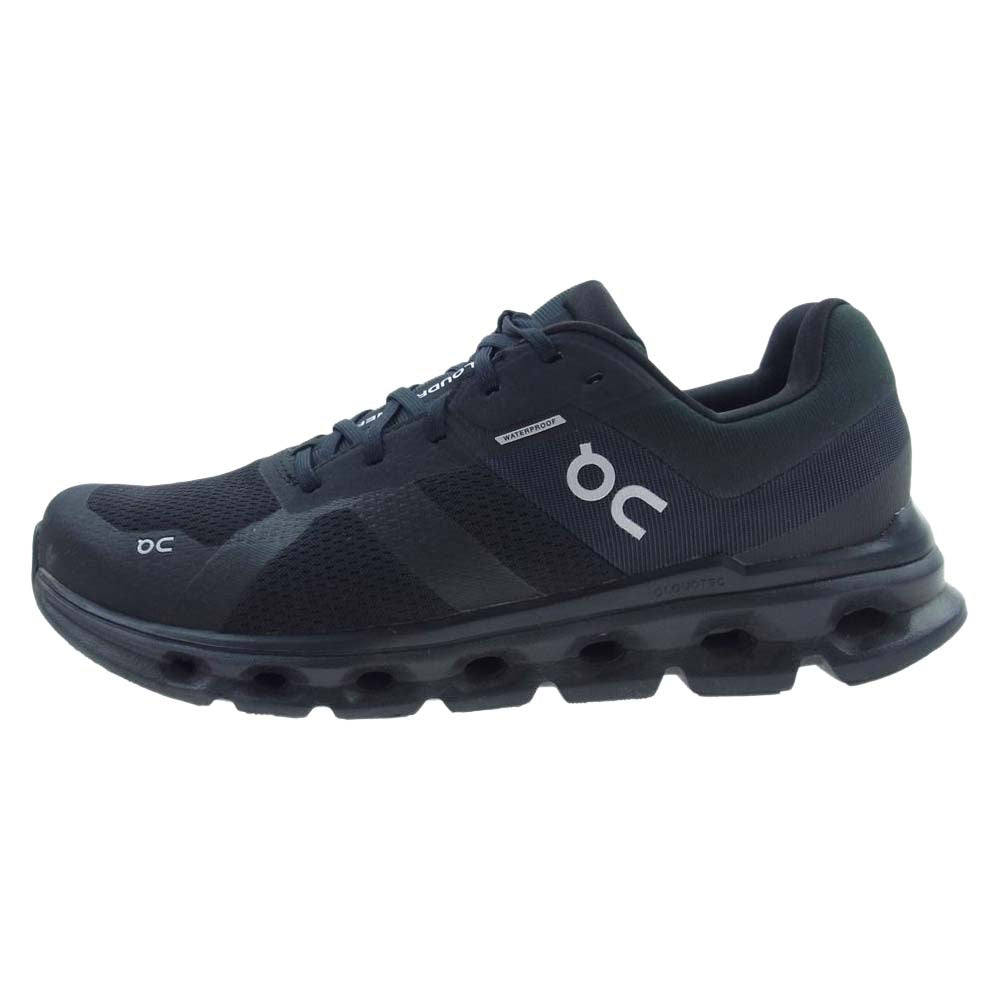 オン 52.98639 Cloudrunner Waterproof クラウドランナー ウォータープルーフ ブラック系 27.5【中古】