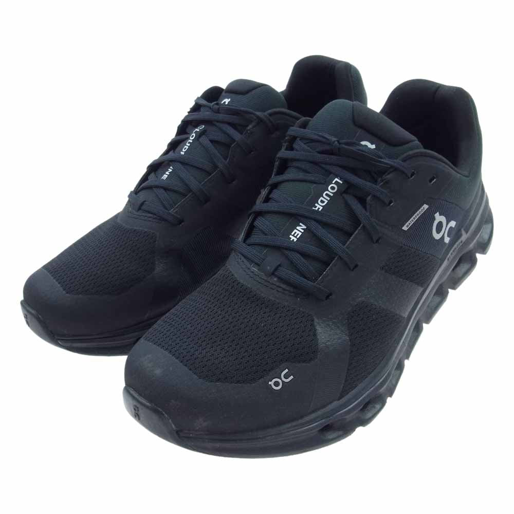 オン 52.98639 Cloudrunner Waterproof クラウドランナー ウォータープルーフ ブラック系 27.5【中古】