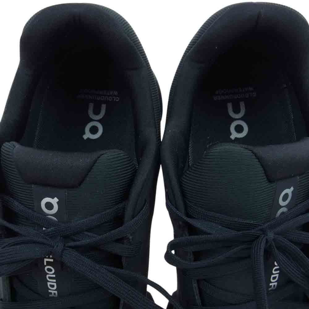 オン 52.98639 Cloudrunner Waterproof クラウドランナー ウォータープルーフ ブラック系 27.5【中古】