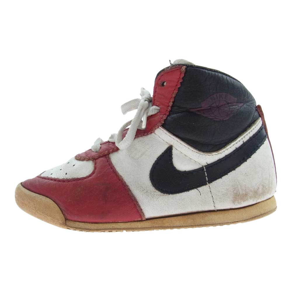 NIKE AIR JORDAN ナイキ ジョーダン 850810BC 8 【訳難有】 BABY JORDAN ベビー ジョーダン 1985年製 80's ビンテージ ヴィンテージ スニーカー レッド系 ブラック系 不明【中古】