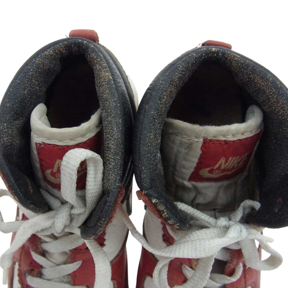 NIKE AIR JORDAN ナイキ ジョーダン 850810BC 8 【訳難有】 BABY JORDAN ベビー ジョーダン 1985年製 80's ビンテージ ヴィンテージ スニーカー レッド系 ブラック系 不明【中古】