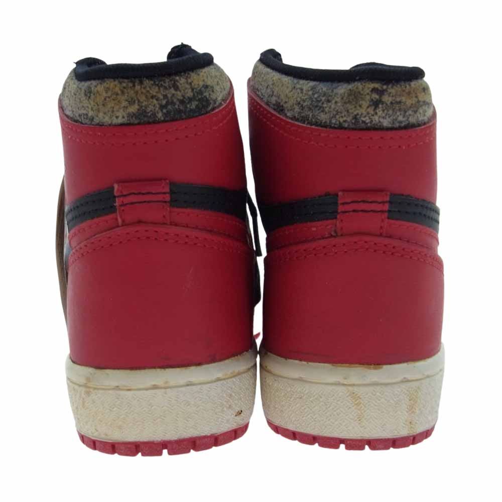 NIKE AIR JORDAN ナイキ ジョーダン 850709 TY1 【訳難有】SKY JORDAN スカイ ジョーダン 1985年製 80's デッドストック ビンテージ ヴィンテージ スニーカー  レッド系 ブラック系 3.5【中古】