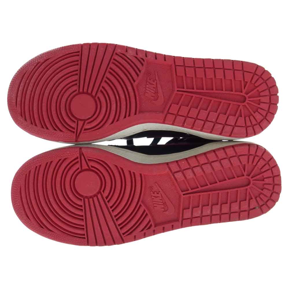 NIKE AIR JORDAN ナイキ ジョーダン 850709 TY1 【訳難有】SKY JORDAN スカイ ジョーダン 1985年製 80's デッドストック ビンテージ ヴィンテージ スニーカー  レッド系 ブラック系 3.5【中古】