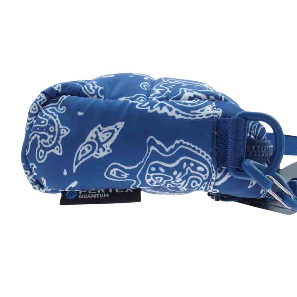 Supreme シュプリーム 22AW Puffer Side Bag Blue Paisley パファー サイド ショルダー バッグ ブルーペイズリー ブルー系【新古品】【未使用】【中古】