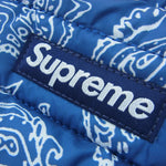 Supreme シュプリーム 22AW Puffer Side Bag Blue Paisley パファー サイド ショルダー バッグ ブルーペイズリー ブルー系【新古品】【未使用】【中古】