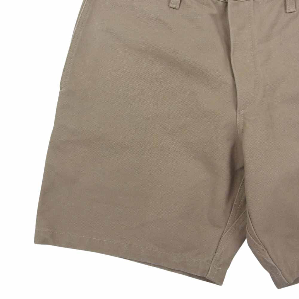 VISVIM ビズビム 0119105008017 19SS PASTORAL SHORTS コットンキャンバス パストラル ショーツ ハーフ パンツ ベージュ系 2【中古】