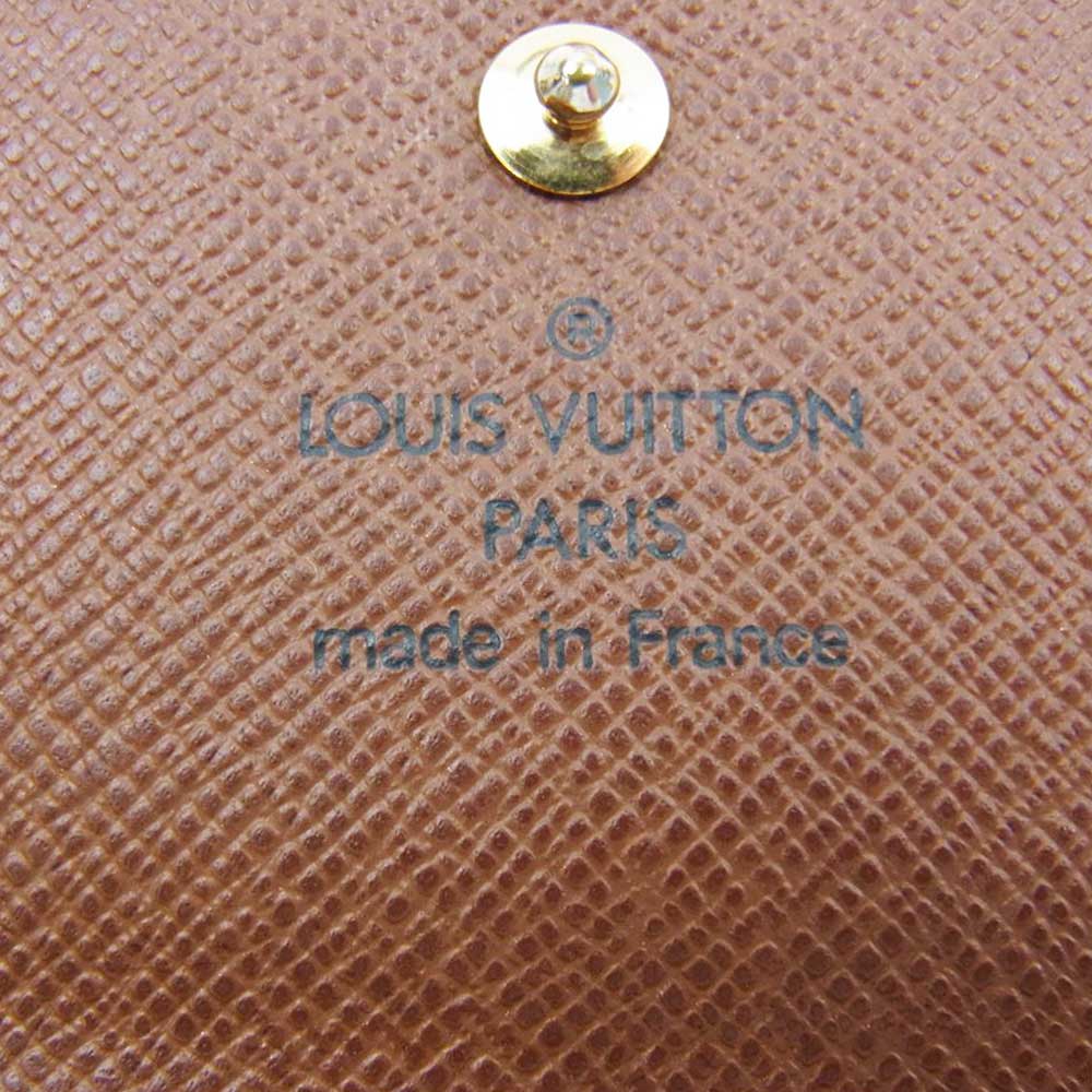 LOUIS VUITTON ルイ・ヴィトン M61652 ポルトモネビエ カルトクレディ モノグラム 二つ折り 財布 ブラウン系【中古】