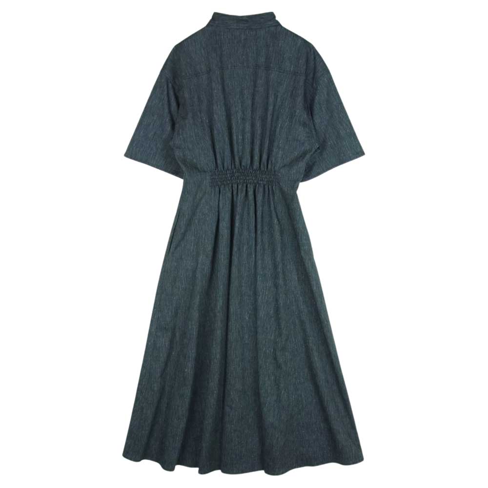 theory セオリー ELASTIC BK DR S TRAVEL TWILL 半袖 シャツ ワンピース ダークグレー系 P【新古品】【未使用】【中古】