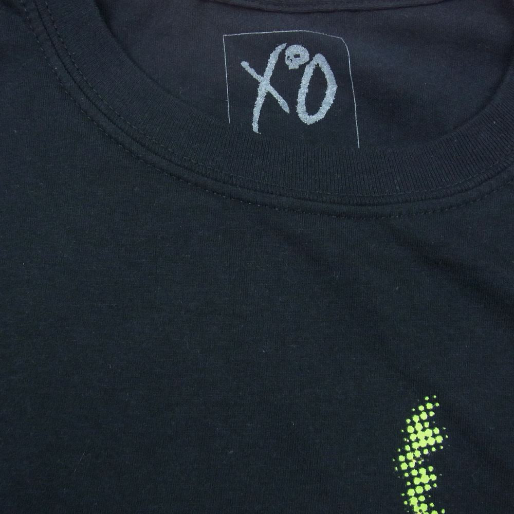 READY MADE レディメイド × The Weekend Blinding Lights ザ ウィークエンド ロング TEE Tシャツ ブラック系 M【極上美品】【中古】