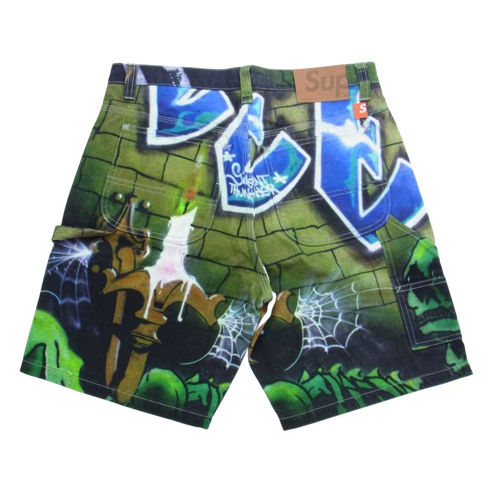 Supreme シュプリーム 18SS Lion's DEN PAINTER Short Multi ライオンズ デン ペインター ショーツ マルチカラー系 30【極上美品】【中古】