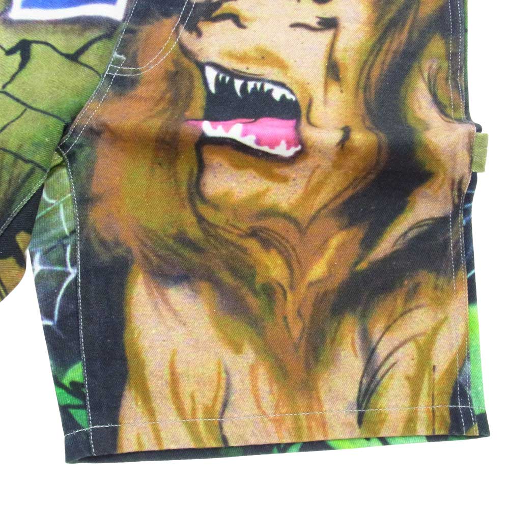 Supreme シュプリーム 18SS Lion's DEN PAINTER Short Multi ライオンズ デン ペインター ショーツ マルチカラー系 30【極上美品】【中古】
