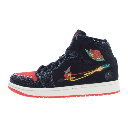 NIKE AIR JORDAN ナイキ ジョーダン DN4904-001  AIR JORDAN 1 MID SE SIEMPRE FAMILIA エアジョーダン ミッド シエンプレ ファミリア スニーカー マルチ 25cm【新古品】【未使用】【中古】