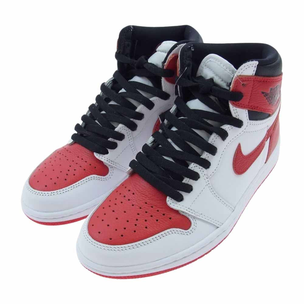 NIKE AIR JORDAN ナイキ ジョーダン 555088-161  AIR JORDAN1 RETRO HIGH OG エアジョーダン1 ハイカット スニーカー レッド系 ホワイト系 ブラック系 25cm【新古品】【未使用】【中古】