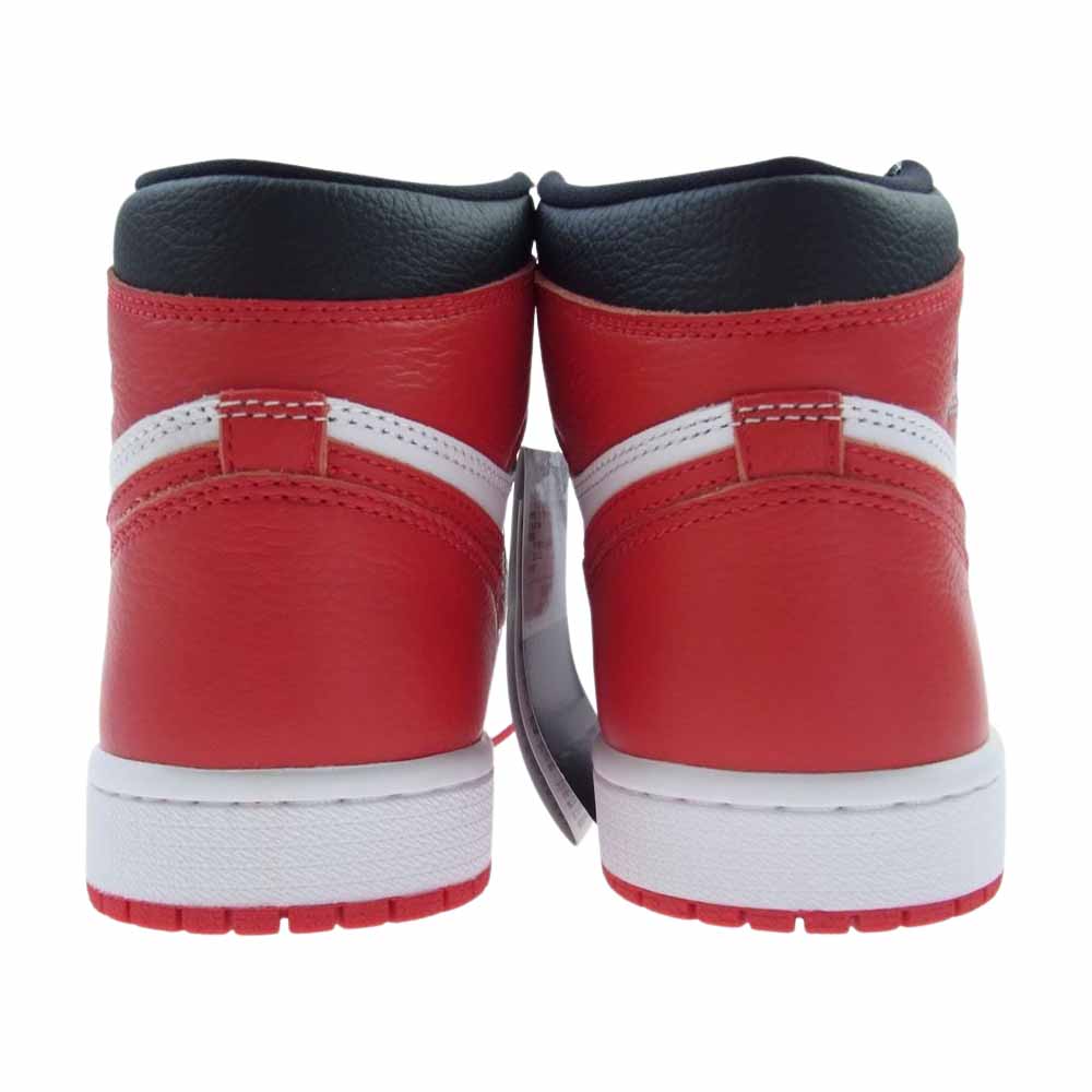 NIKE AIR JORDAN ナイキ ジョーダン 555088-161  AIR JORDAN1 RETRO HIGH OG エアジョーダン1 ハイカット スニーカー レッド系 ホワイト系 ブラック系 25cm【新古品】【未使用】【中古】