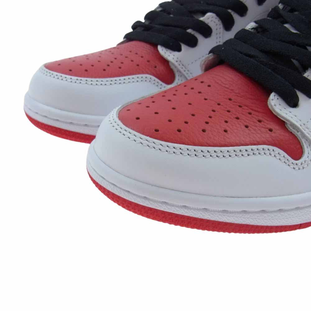 NIKE AIR JORDAN ナイキ ジョーダン 555088-161  AIR JORDAN1 RETRO HIGH OG エアジョーダン1 ハイカット スニーカー レッド系 ホワイト系 ブラック系 25cm【新古品】【未使用】【中古】