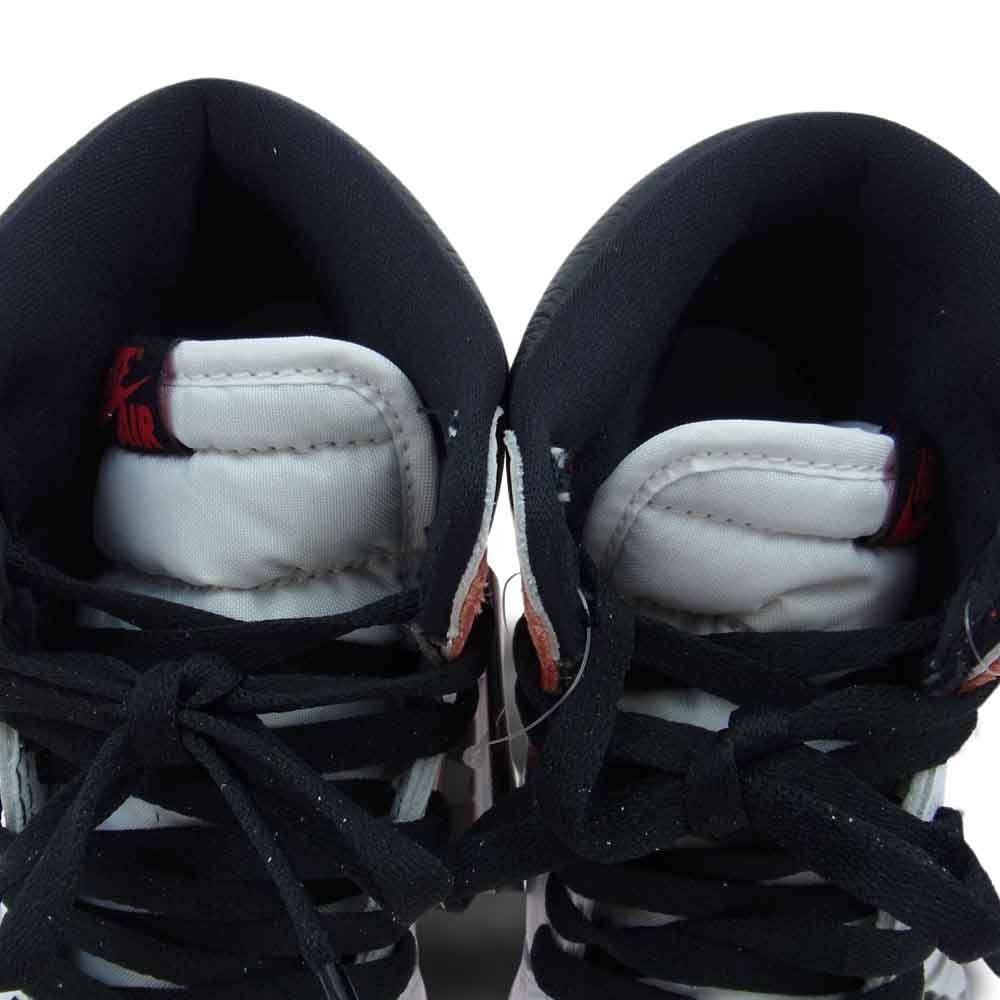 NIKE AIR JORDAN ナイキ ジョーダン 555088-161  AIR JORDAN1 RETRO HIGH OG エアジョーダン1 ハイカット スニーカー レッド系 ホワイト系 ブラック系 25cm【新古品】【未使用】【中古】